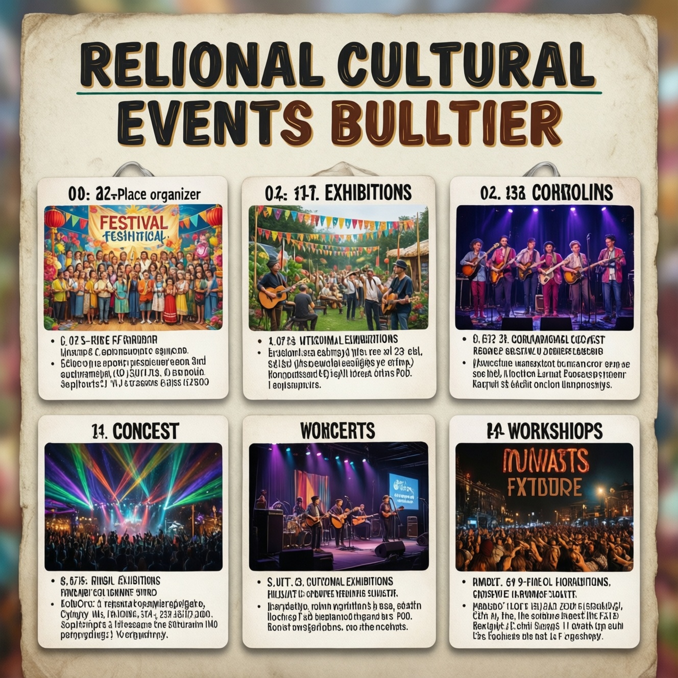 Культурная афиша области: фестивали, выставки и гастроли в райцентрах